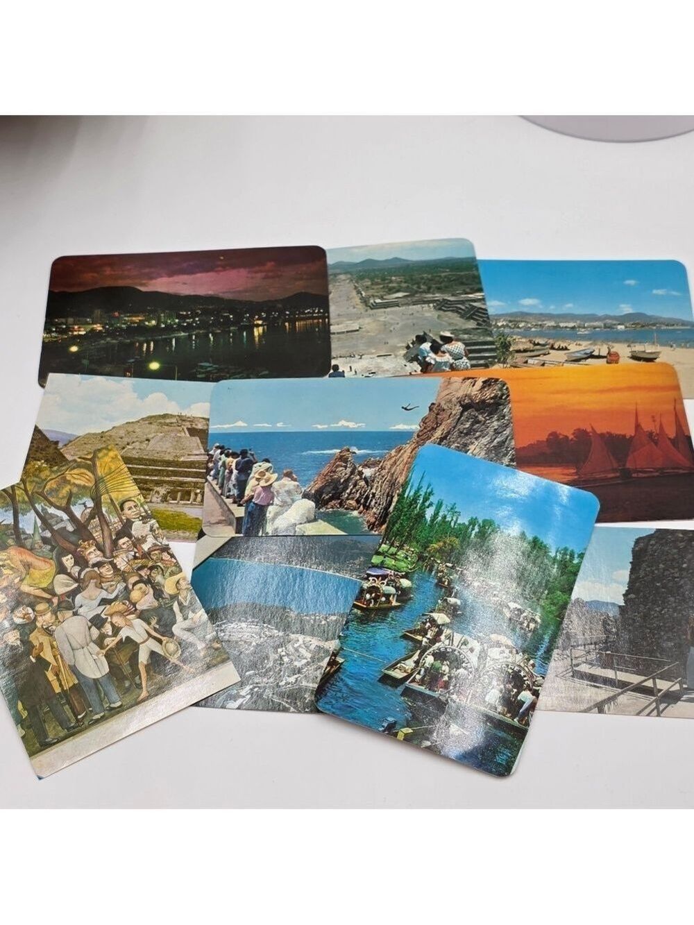 Vintage Lot Of 10 Mexico Travel Postcards Lot – Scenic Views & Landmarks
